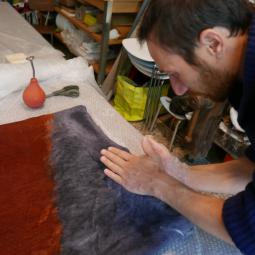 Feutrage de la laine